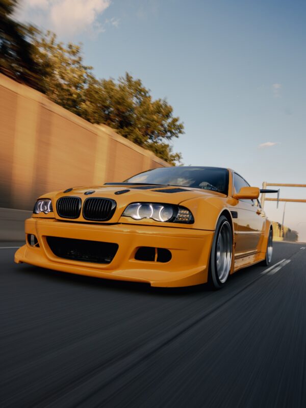 yellow car
